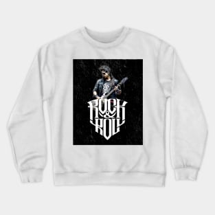 Rock and Roll: Guitarist No 2 Crewneck Sweatshirt